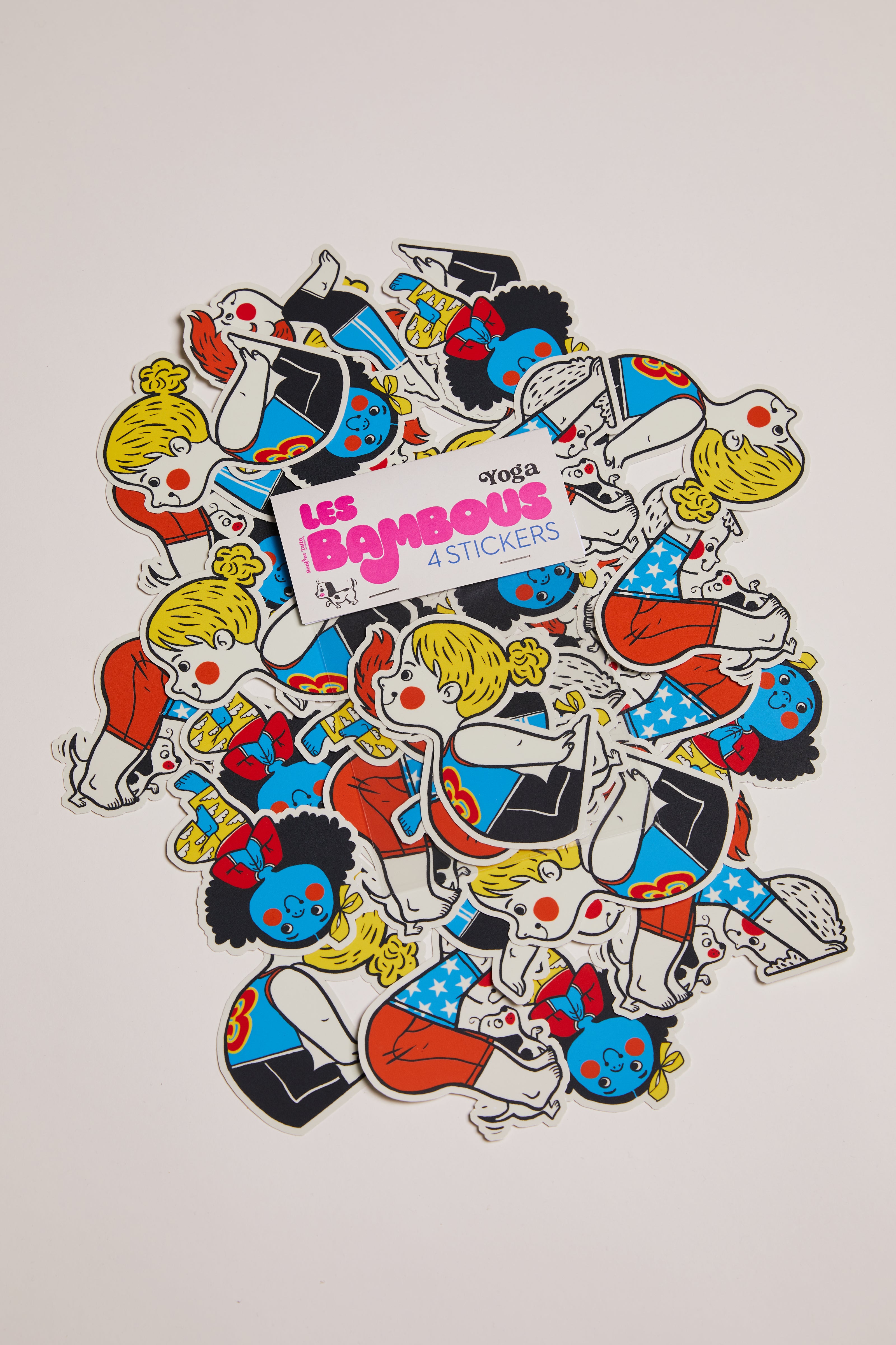 Sticker set Yoga - Les Bambous - Bonjour Tatin