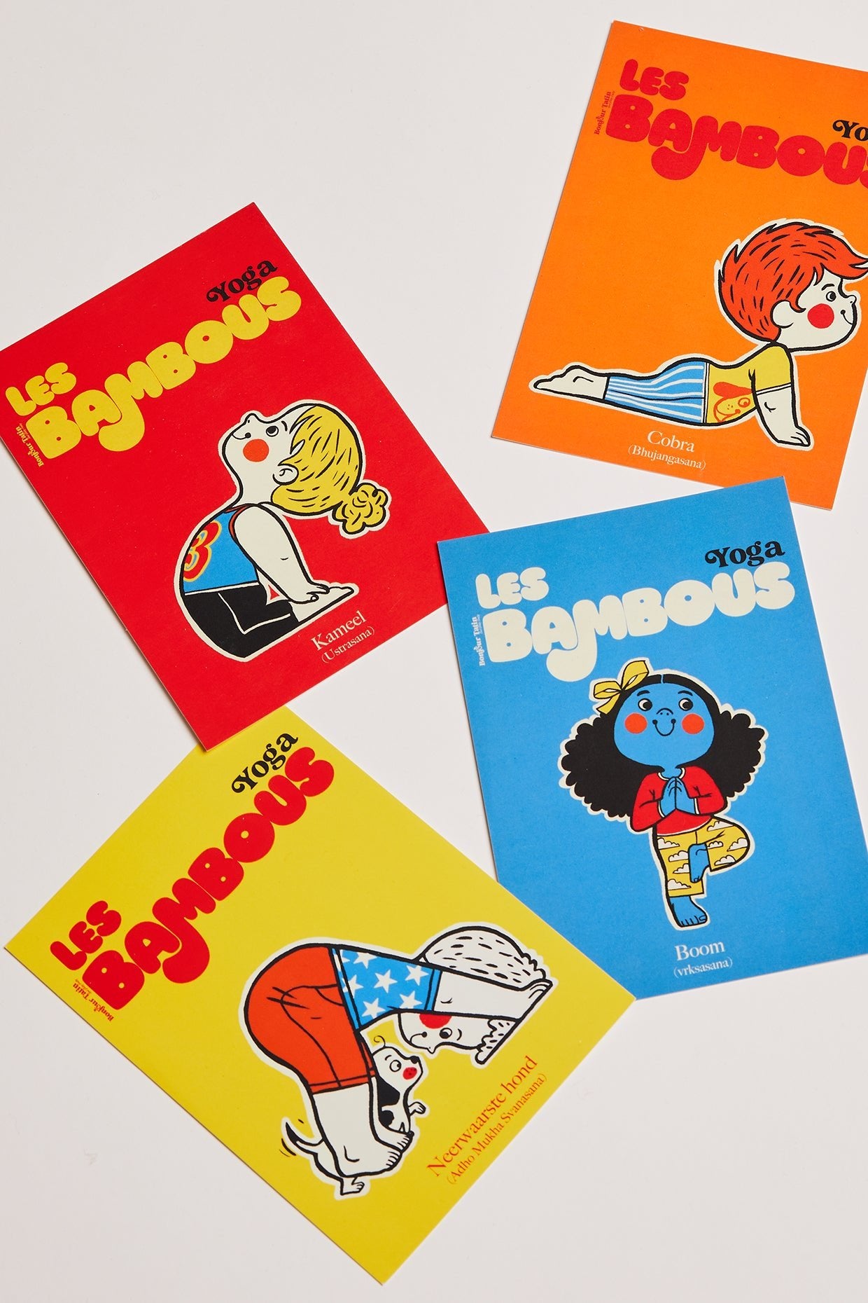 Postcard set Yoga - Les Bambous - Bonjour Tatin