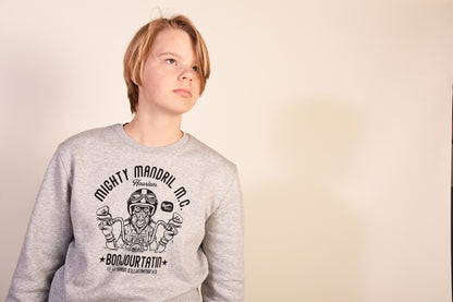 Mighty Mandril M.C. Organic Sweater grey - Bonjour Tatin