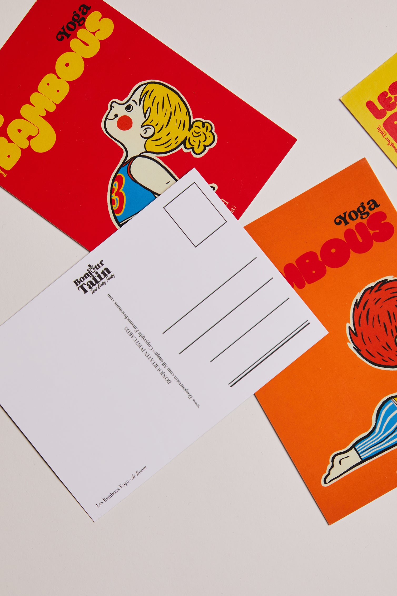 Postcard set Yoga - Les Bambous - Bonjour Tatin