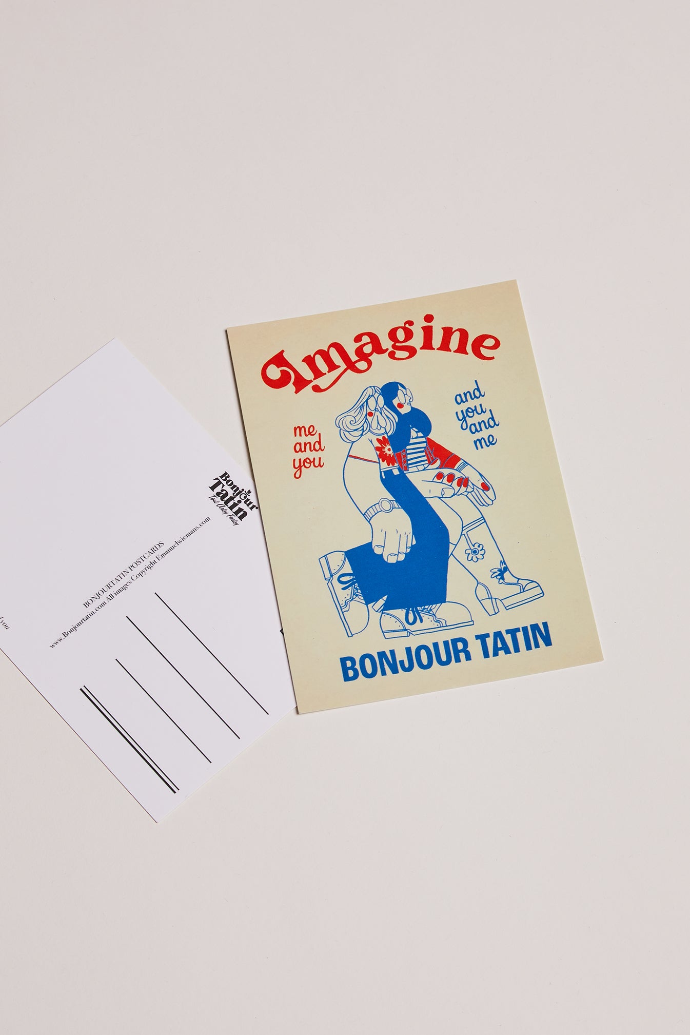 Postcard Set Divers design! - Bonjour Tatin