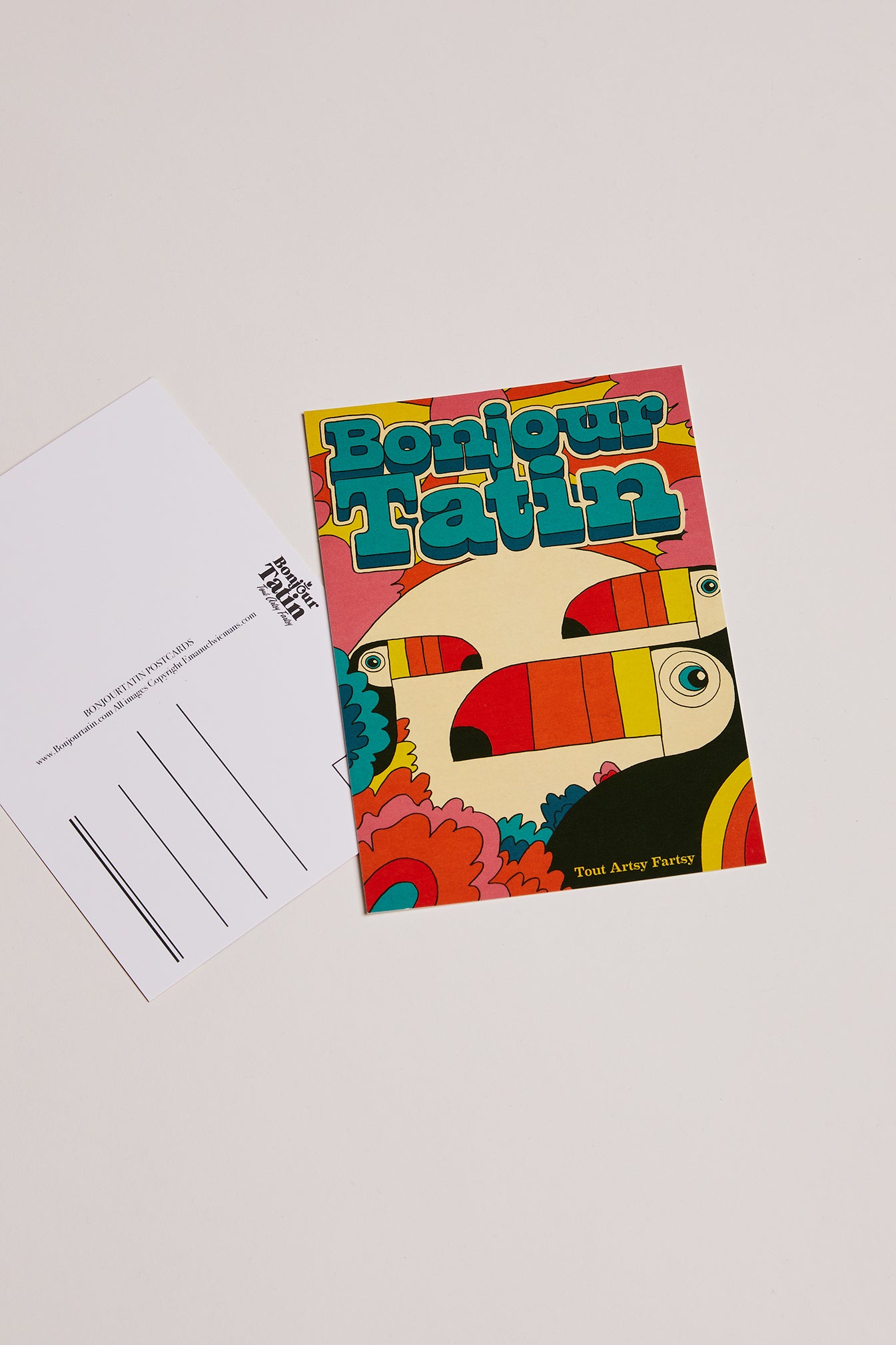 Postcard Set Divers design! - Bonjour Tatin