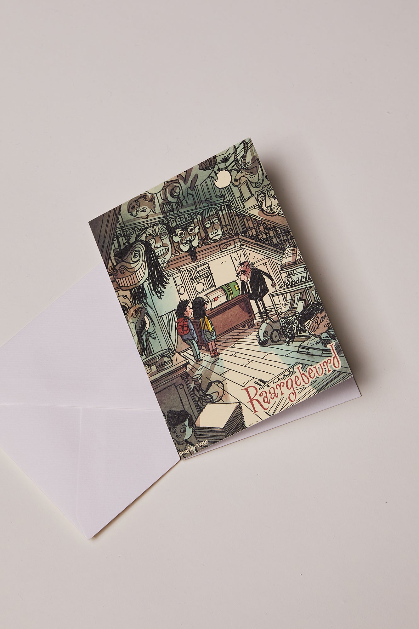 Fold Card 'Raargebeurd' with Envelope - Bonjour Tatin