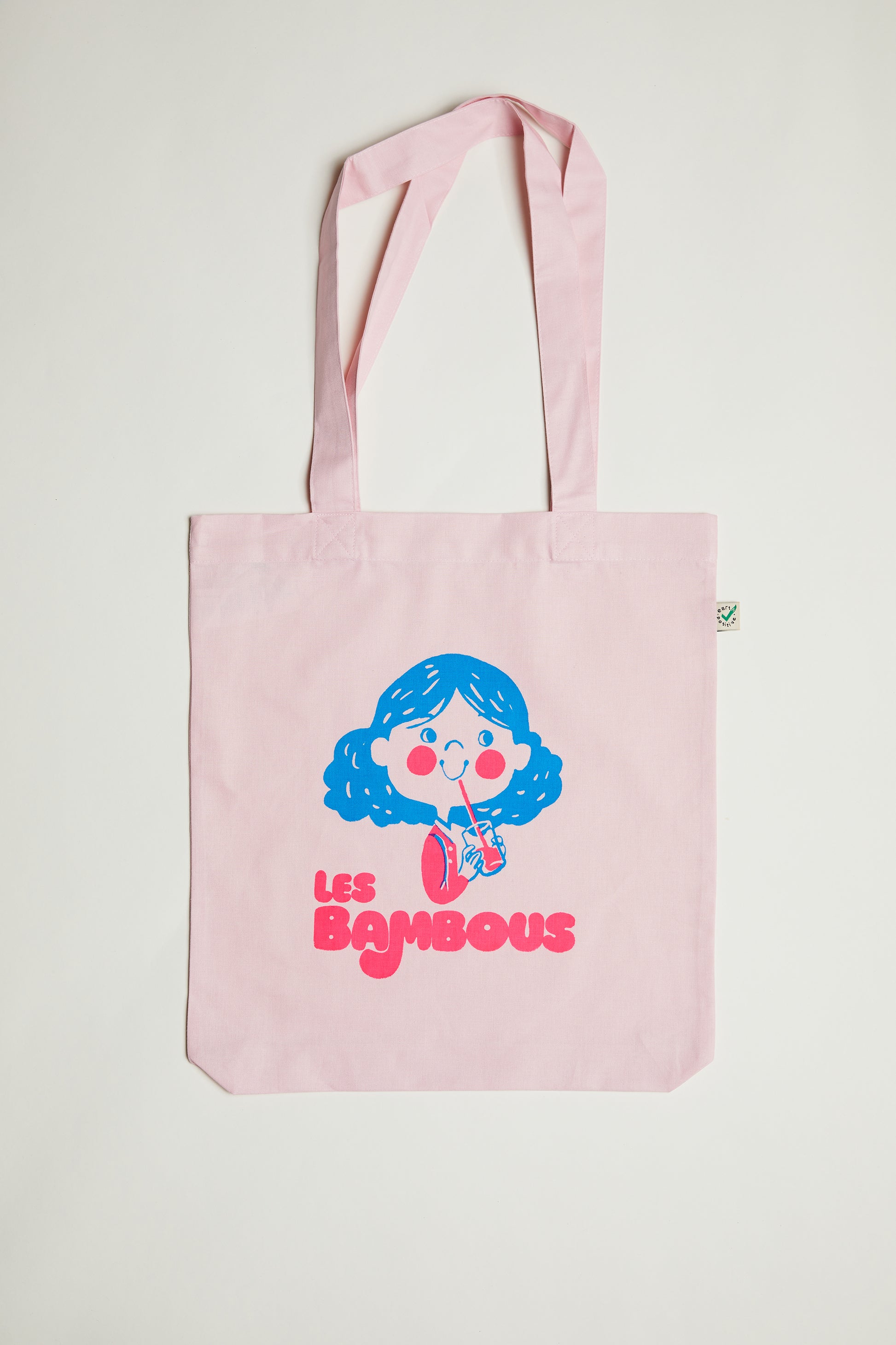 Tote Bag Organic Cotton Pink Lemonade - Les Bambous - Bonjour Tatin