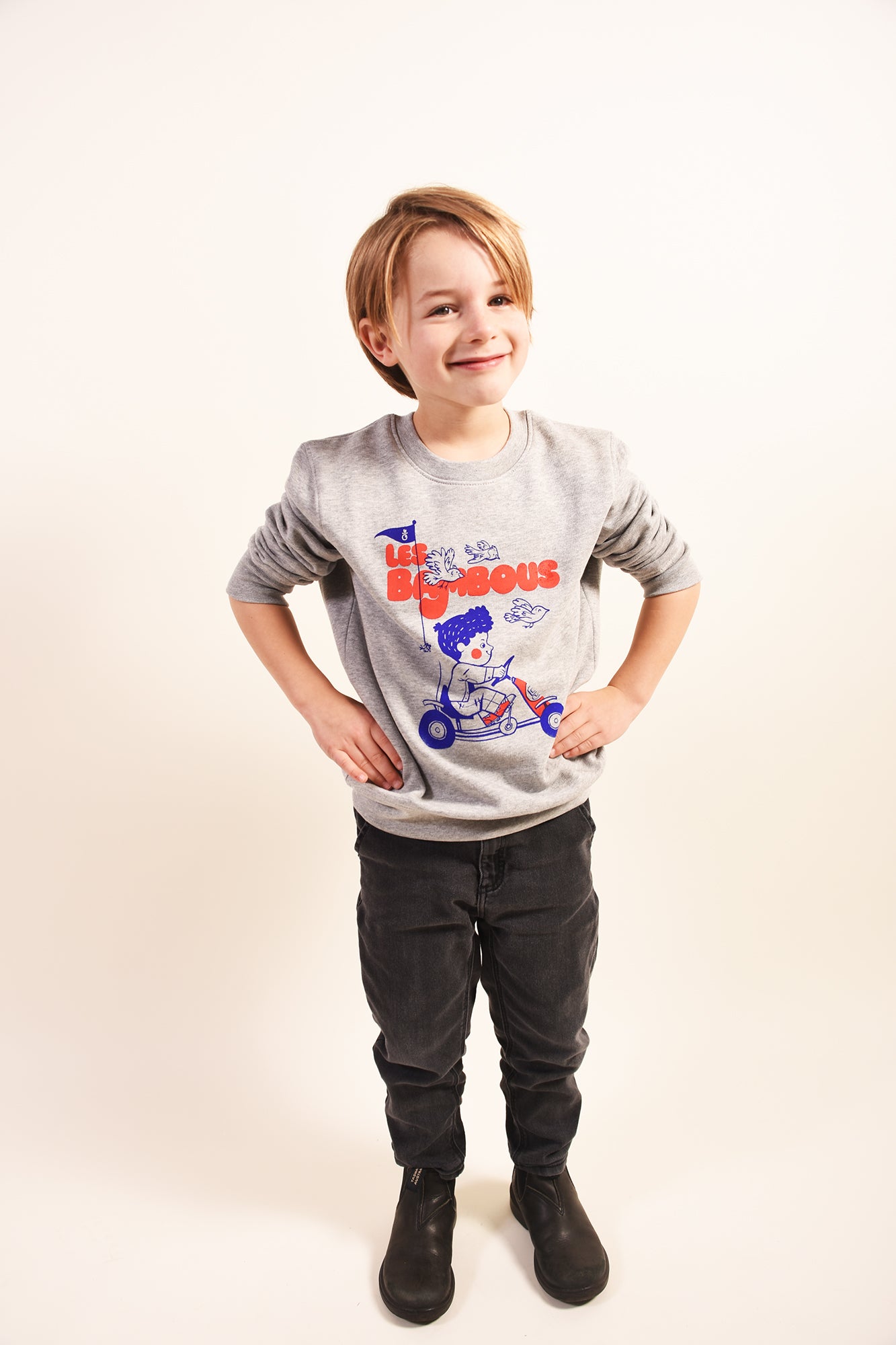 Skelter Sweater Grey - Bonjour Tatin