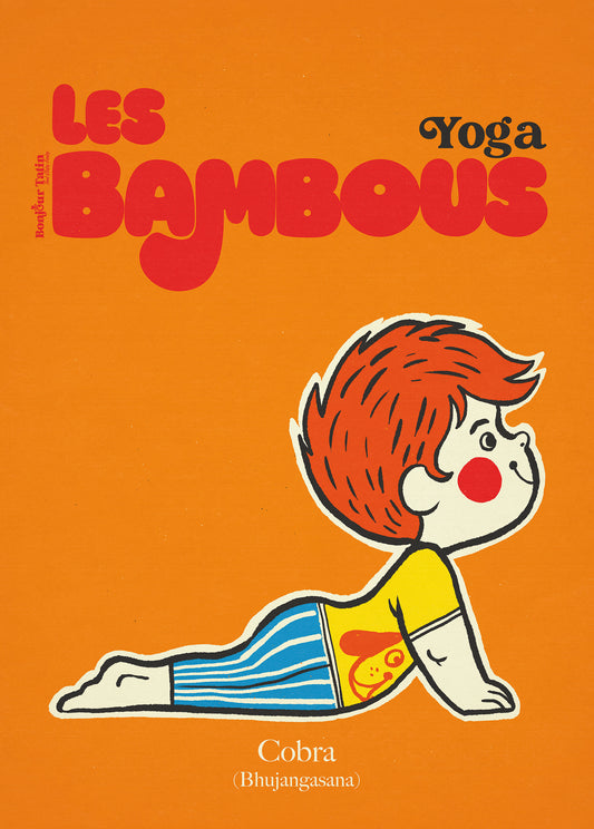 Poster 'De Cobra' / 'The Cobra' - Yoga series - Bonjour Tatin