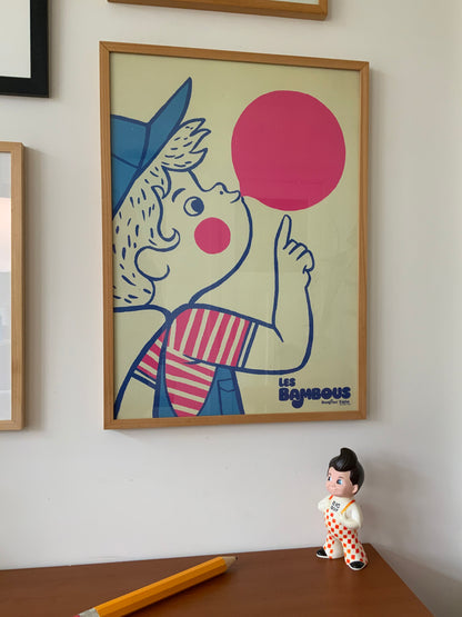 Poster 'My Chewing Gum Balloon' - Les Bambous - Bonjour Tatin