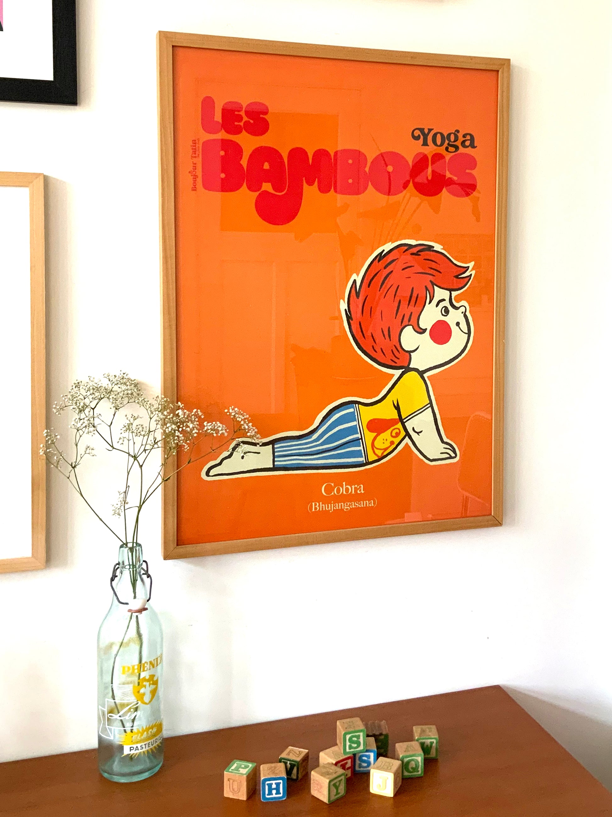 Poster 'De Cobra' / 'The Cobra' - Yoga series - Bonjour Tatin