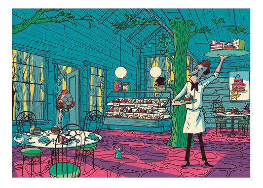 Fine Art Print 'Mouse and Cake Party' - Bonjour Tatin