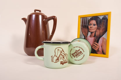 Yoga Pistacchio Enamel Mug - Bonjour Tatin