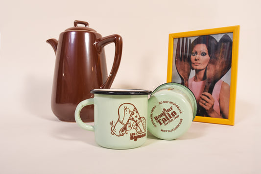 Yoga Pistacchio Enamel Mug - Bonjour Tatin