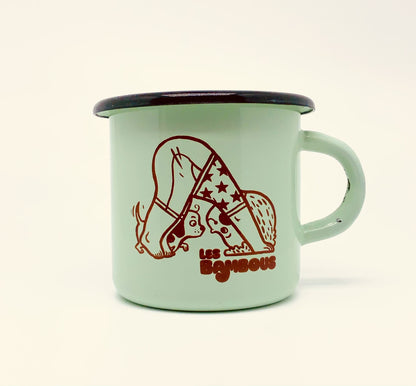 Yoga Pistacchio Emaille Mok