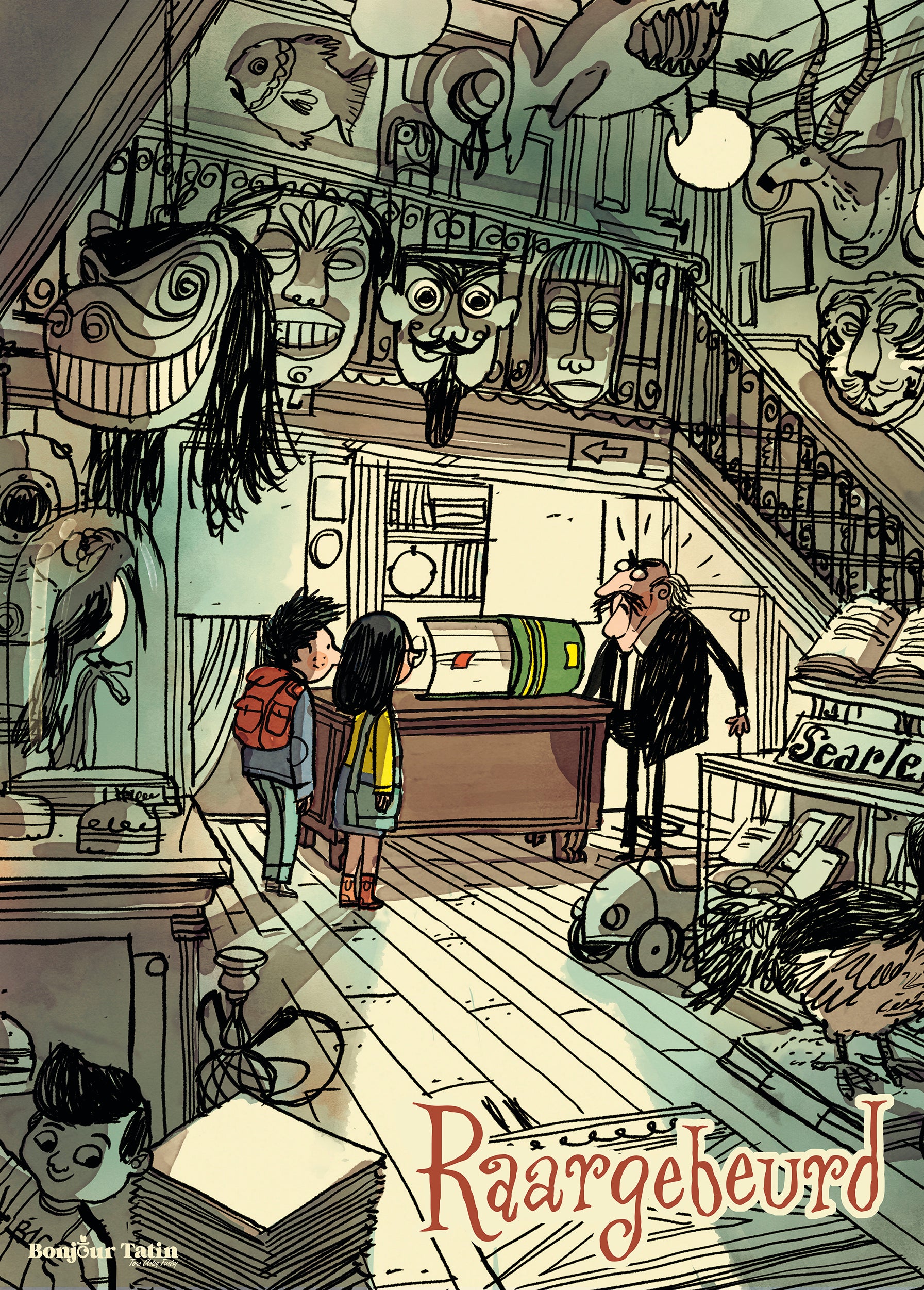 Poster 'Raargebeurd' ('Strange but True') - Bonjour Tatin