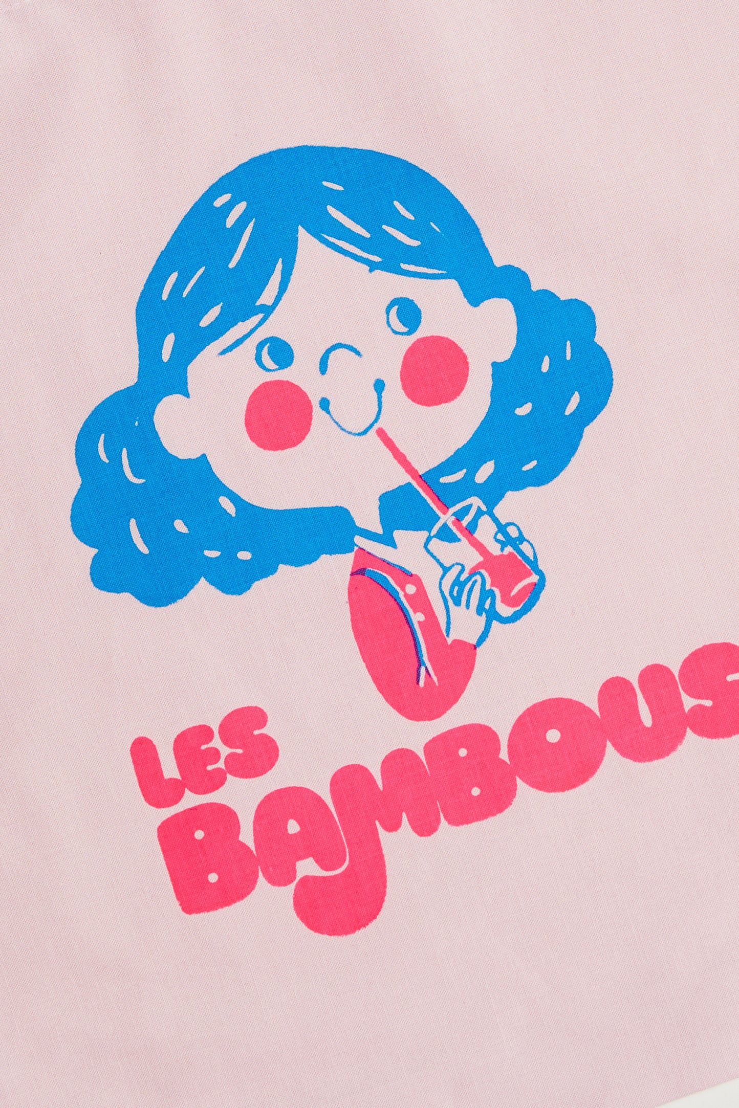 Tote Bag Organic Cotton Pink Lemonade - Les Bambous - Bonjour Tatin