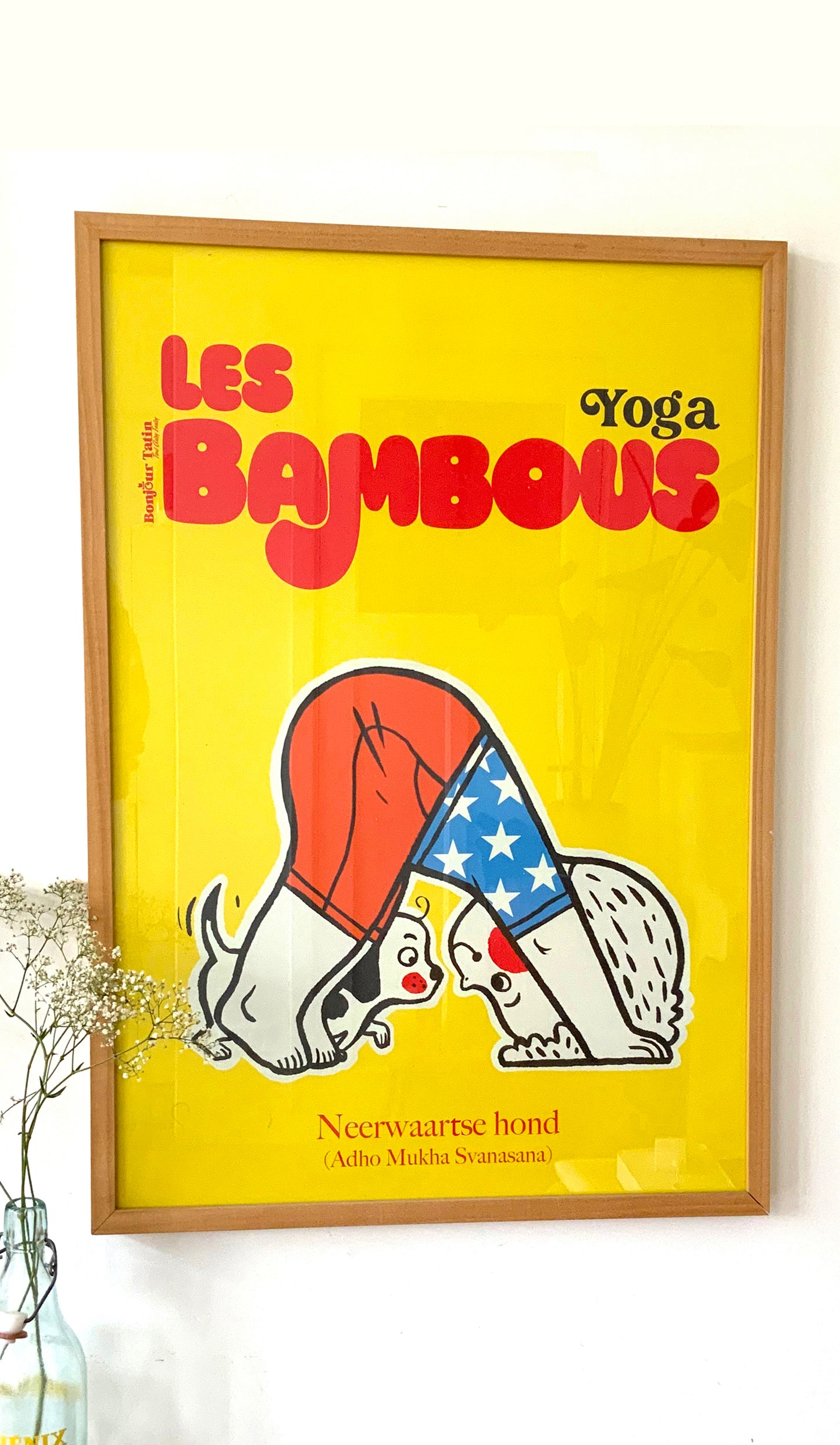 Poster 'Neerwaartse Hond' / 'De Neerwaartse Hond' - Yogaserie 