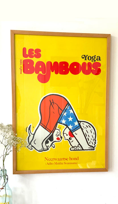 Poster 'Neerwaartse Hond' / 'De Neerwaartse Hond' - Yogaserie 