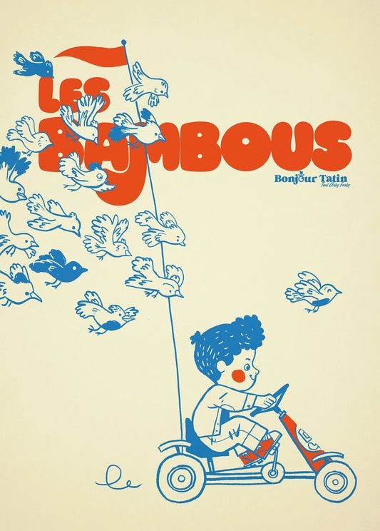 Poster 'Fast, Faster!' Les Bambous - Bonjour Tatin